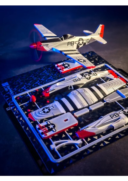 P51D Uçak Modeli Kiti – Red Tails Sürümü indirimleri