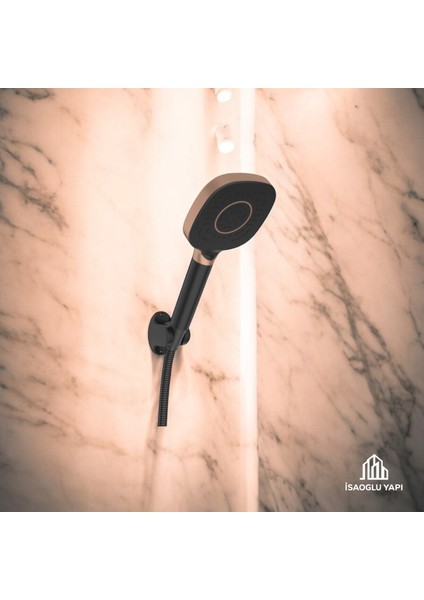 Şık Bakır Siyah Duş Seti, Batarya ve Başlık Dahil, Modern Tasarım fiyatları