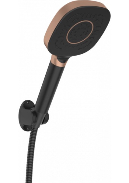 Şık Bakır Siyah Duş Seti, Batarya ve Başlık Dahil, Modern Tasarım indirimleri