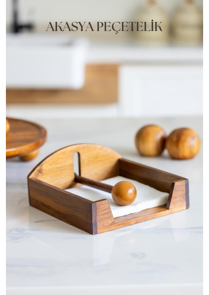 Akasya Ağacı Peçetelik - Şık ve Fonksiyonel