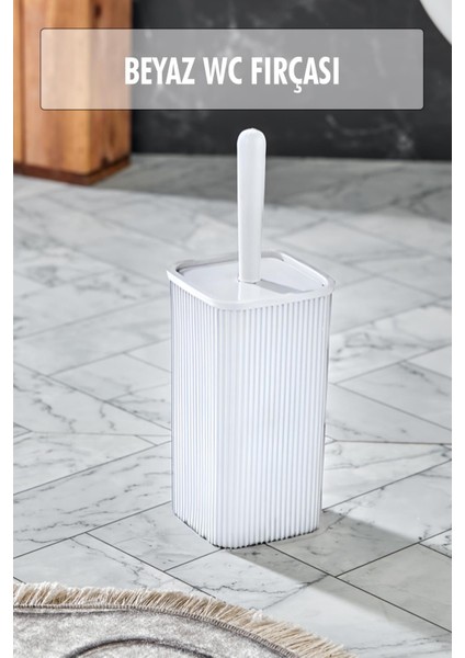 Wc Fırçası & Tuvalet Fırçası Beyaz 2 Parça
