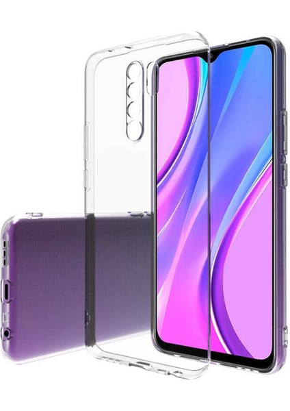 Zengezur Newface Xiaomi Redmi 9 Kılıf Lüx Şeffaf Silikon - Şeffaf