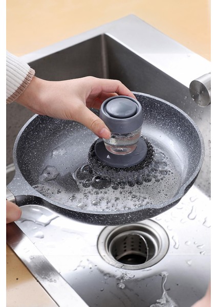 Hazneli Plastik Bulaşık Teli