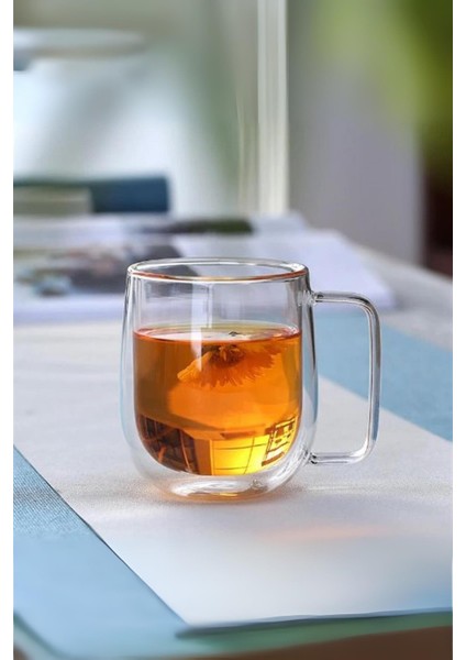 Cam Çift Cidarlı Bardak 350 ml fiyatları