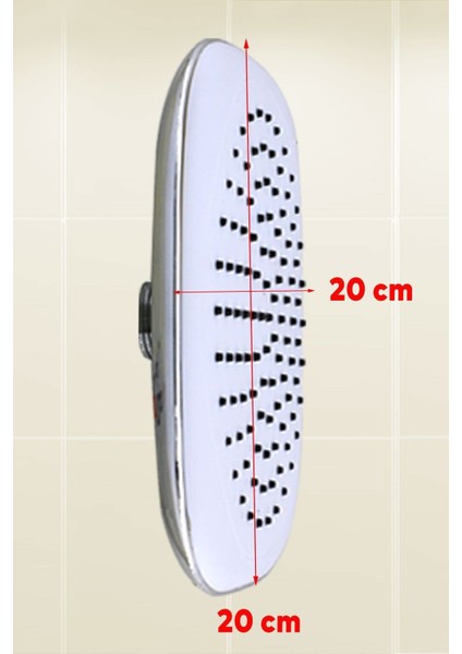Banyo Tepe Duş Başlığı Kare Tasarım Beyaz, Şık ve Kullanışlı Duş Aksesuarı modelleri
