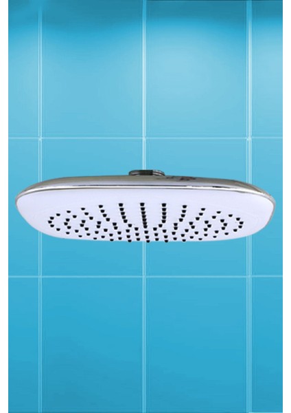 Banyo Tepe Duş Başlığı Kare Tasarım Beyaz, Şık ve Kullanışlı Duş Aksesuarı indirimleri