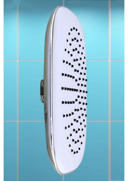 Banyo Tepe Duş Başlığı Kare Tasarım Beyaz, Şık ve Kullanışlı Duş Aksesuarı