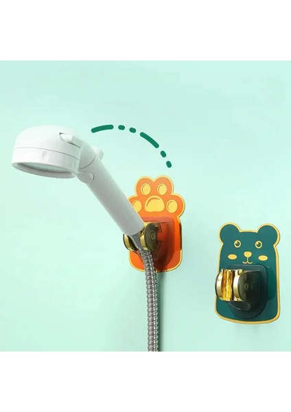 Renkli Hayvan Figürlü Hareketli Duş Başlığı Tutucu, Pratik ve Eğlenceli Tasarım fırsatları
