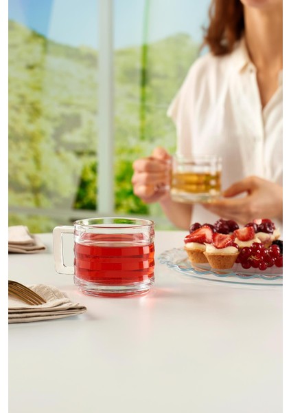 6 Lı Cam Çay Kahve Sunum Fincanı 150 ml modelleri