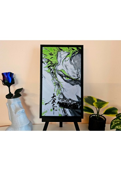 Roronoa Zoro - One Piece Kabartmalı Tablo