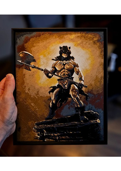 Darkwolf - Fire And Ice Kabartmalı Tablo