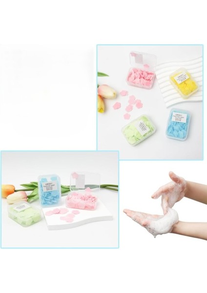 Kağıt Sabun Renkli 2 Kutu (200 Çiçek)