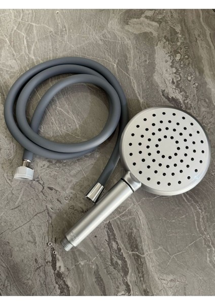 150 cm Pvc Duş Seti, Hortum ve El Duş Başlığı, Şık Gri Renkli Kullanım Kolaylığı fiyatları