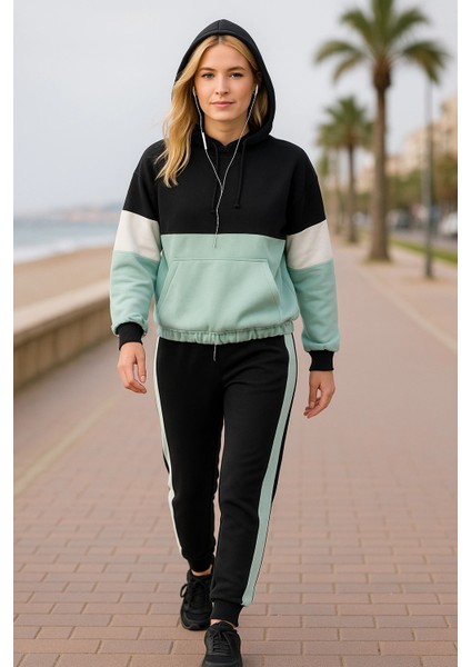 Nicci Mint Bloklu Eşofman Takım modelleri