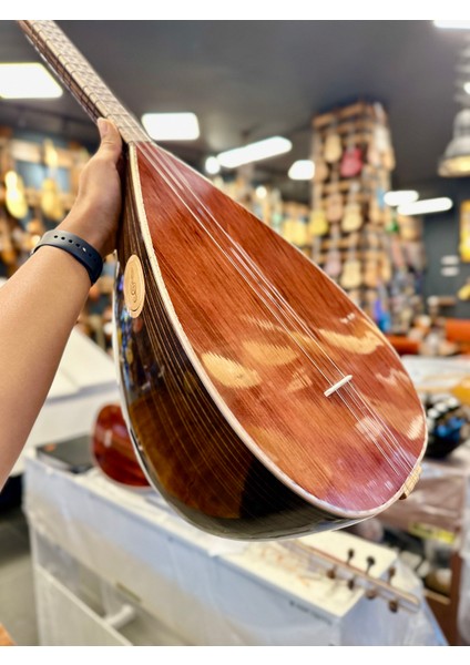 Kısa Sap Üst Seri Tam Profesyonel Pelesenk Bağlama 41 Tekne indirimleri