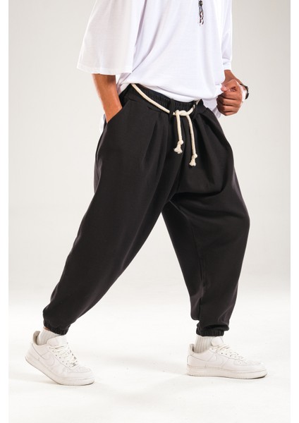 Halat Kemerli Pileli Jogger Pantolon fırsatları