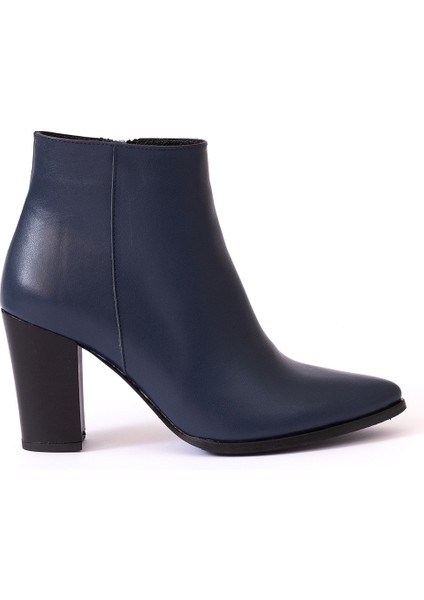 Hakiki Deri Kadın Bot - Kalın Topuk 25HSY2045K