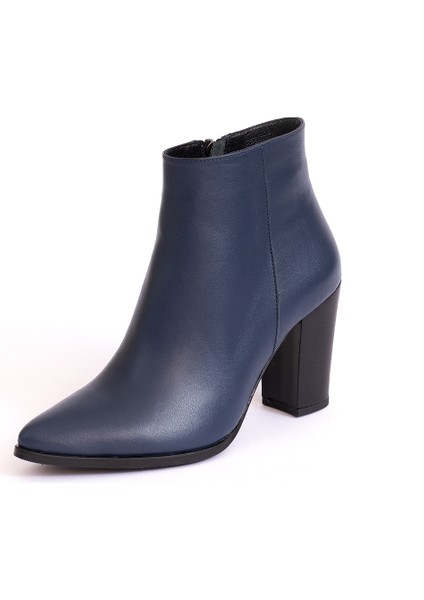 Hakiki Deri Kadın Bot - Kalın Topuk 25HSY2045K fiyatları