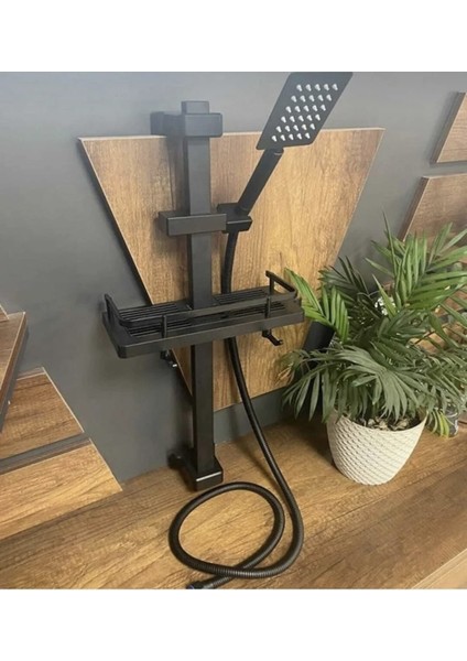 Mat Siyah Duş Seti ve Başlığı, Zarif ve Modern Tasarım