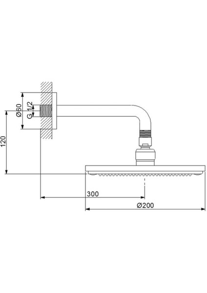 Şık ve Parlak Ankastre Duş Başlığı, Modern Tasarım ve Kolay Kullanım Için Ideal fiyatları