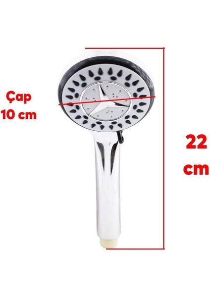 Gri Çok Fonksiyonlu Tek Duş Başlığı, Banyo Telefon Aksesuarı fiyatları