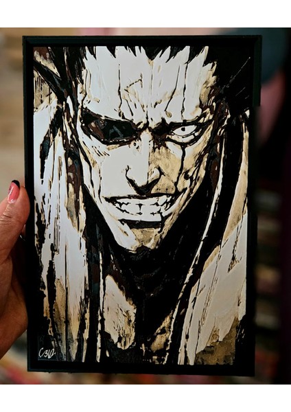Zaraki Kenpachi - Bleach Kabartma Tablo
