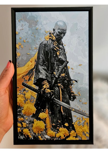 Wise Samurai Kabartmalı Tablo fiyatları