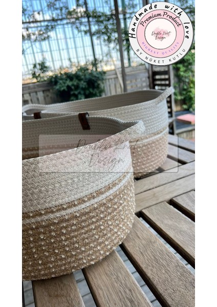 2li Organizer Tress Çok Amaçlı Düzenleyici Sepet Hasır Jüt Yılbaşı fiyatları