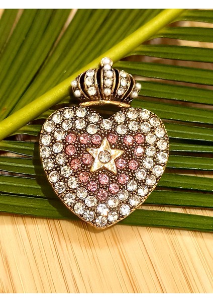 Klapli Krali Taçlı Figürlü Broş fiyatları