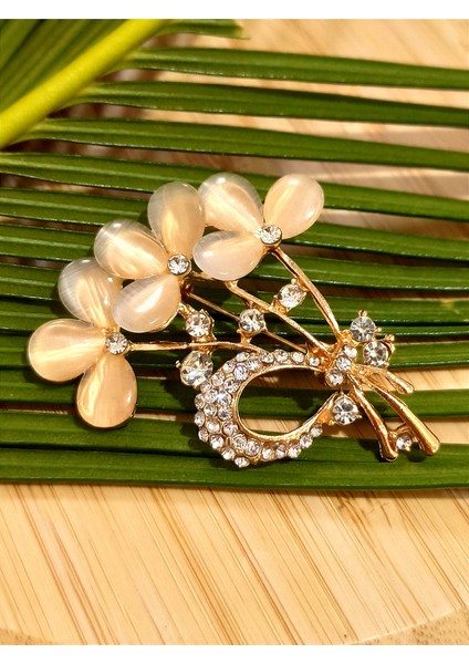 Demet Gül Figürlü Broş fiyatları