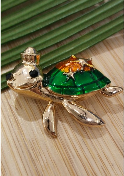 Kaplumba Figürlü Broş fiyatları
