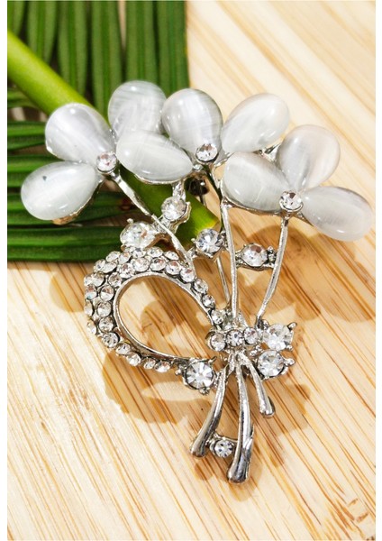 Demet Gül Figürlü Broş fiyatları