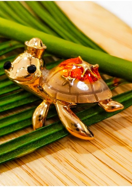 Kaplumba Figürlü Broş fiyatları