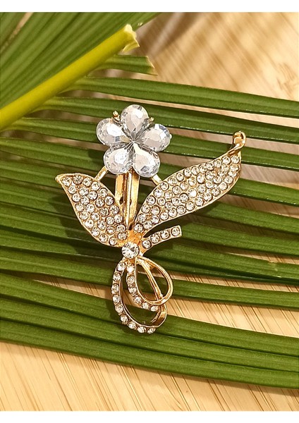 Pembe Taşlı Figürlü Broş fiyatları