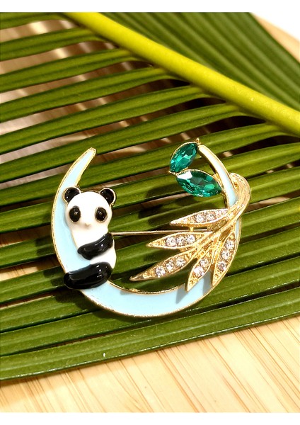 Ay Ayıcık Çiçek Figürlü Broş fiyatları