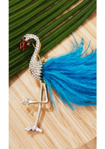 Tavus Kuşu Figürlü Broş fiyatları