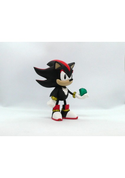 Shadow Sonic Figür 15CM Parçaları Birleştir Puzzle Kit - Yapıştırıcı Yanında
