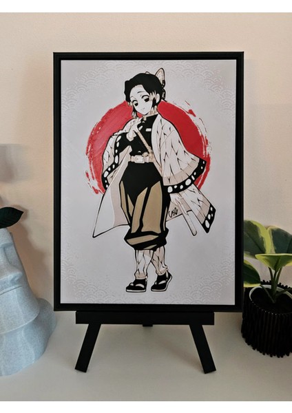 Shinobu Kocho - Demon Slayer Kabartmalı Tablo modelleri