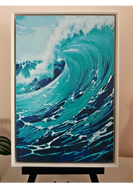 Eternal Wave Kabartmalı Tablo modelleri