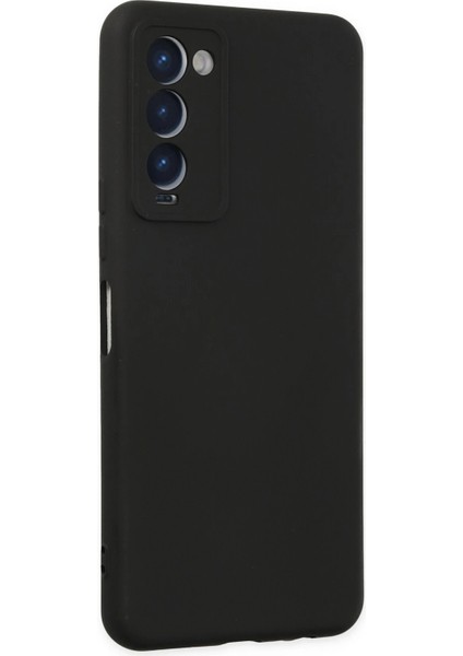 Zengezur Newface Tecno Camon 18 Kılıf Nano Içi Kadife Silikon - Siyah modelleri