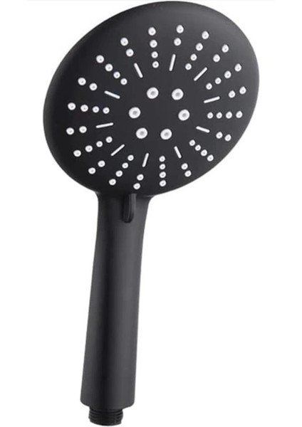 Mat Siyah 3 Fonksiyonlu Yüksek Basınçlı El Duşu, Dayanıklı ve Şık Tasarım