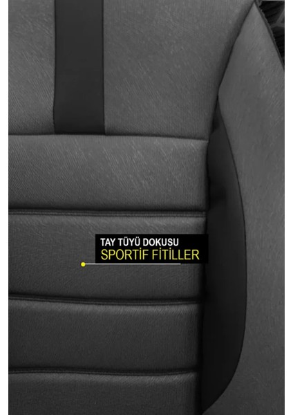 Dacia Duster Ambiance 1.6 16V 105 4x2 E0PB H A5 2013 Uyumlu Tay Tüyü Serisi Füme Oto Kılıfı Tam Set