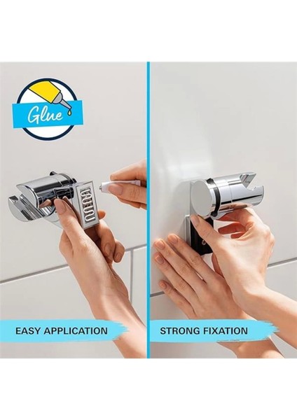 Renkli 110MM Yuvarlak Yağmur El Duşu ve Tutucu Seti