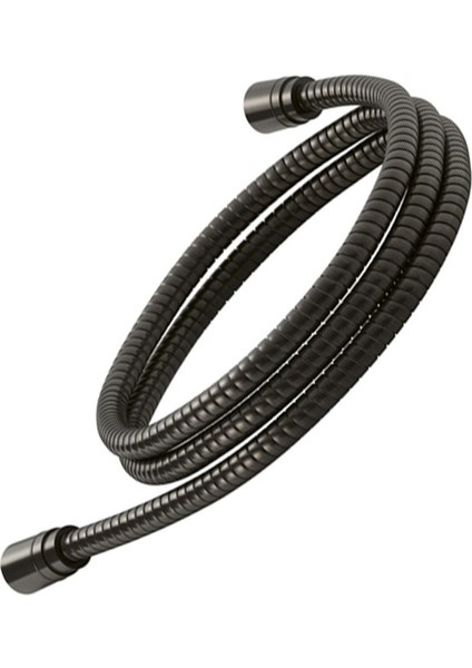 Siyah 1.5 M Duş Hortumu, Tüm Başlıklarla Uyum Sağlayan Bağlantı Aksesuarı