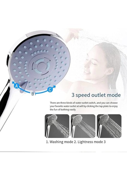 Yüksek Basınçlı, Çok Fonksiyonlu, Krom El Duşu, Su Tasarruflu, Yağmur Etkili indirimleri