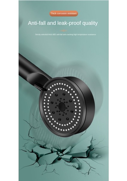 Beş Fonksiyonlu Ayarlanabilir Yüksek Basınçlı Duş Başlığı, Sızdırmaz ve Evrensel Bağlantı indirimleri