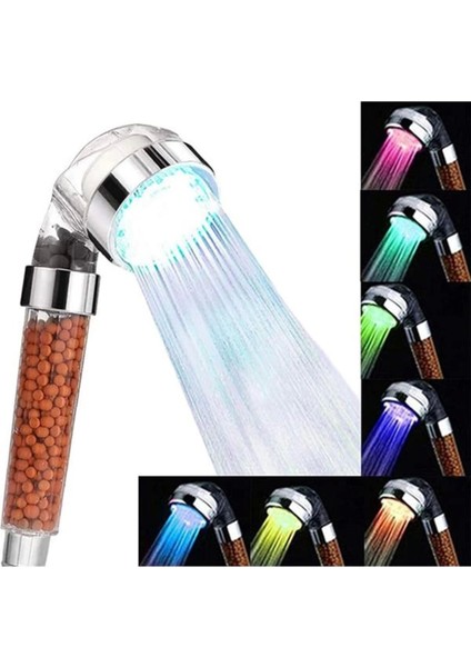 Renkli LED Duş Başlığı, Su Tasarruflu ve Yüksek Basınçlı Performans ile Keyifli Duş
