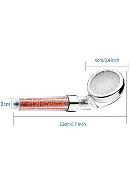 Renkli LED Duş Başlığı, Su Tasarruflu ve Yüksek Basınçlı Performans ile Keyifli Duş