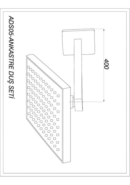 Modern Ankastre Duş Başlığı, Şık Tasarımıyla Banyonuzu Güzelleştirir fiyatları
