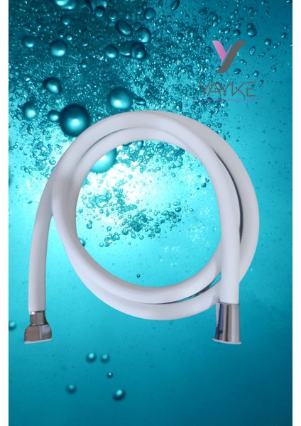 Yumuşak Silikon Duş Hortumu, Esnek, Kopmaz, Kıvrılmayan, Beyaz modelleri